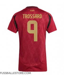 Günstige Belgien Leandro Trossard #9 Heimtrikot Damen EM 2024 Kurzarm